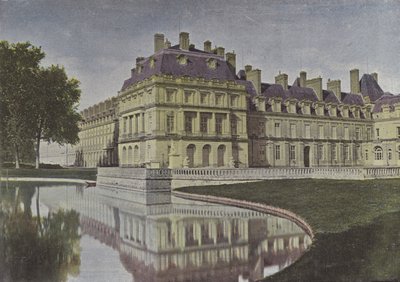 Fontainebleau, Cour de la Fontaine (foto en color)finès tekijältä (after) French Photographer