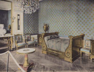 Grand Trianon, Chambre de Napoleon I, Great Trianon, Napoleon I Makuuhuone (värillinen kuva) tekijältä (after) French Photographer