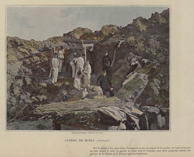 Miinasodankäynti, hyökkäys (värillinen kuva) tekijältä (after) French Photographer