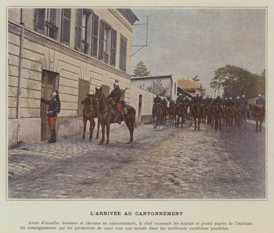 Saapuminen kantoniin (värillinen kuva) tekijältä (after) French Photographer