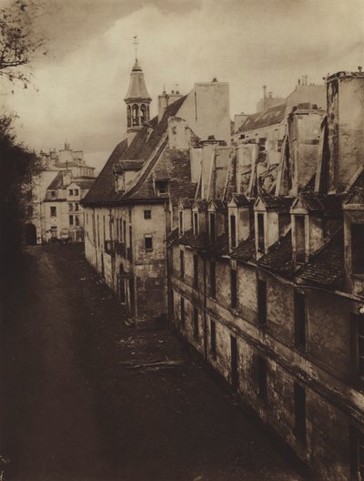 Hospice des Menagesin sisätilat vuonna 1868 (m/v kuva) tekijältä (after) French Photographer