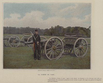 Puistovartija (värillinen kuva) tekijältä (after) French Photographer