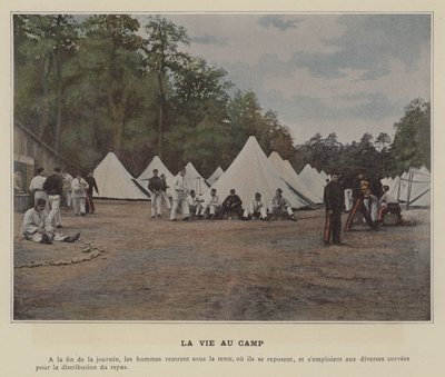 Leirin elämä (värillinen kuva) tekijältä (after) French Photographer