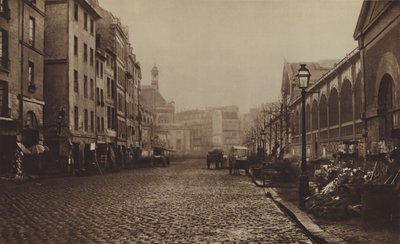 Rue de la Tonnellerie, Les Hallesissa (m/w kuva) tekijältä (after) French Photographer