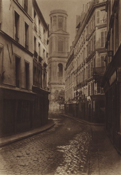 Rue du Vieux-Colombier (m/w kuva) tekijältä (after) French Photographer