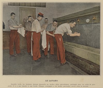 Le Lavabo (värillinen kuva) tekijältä (after) French Photographer