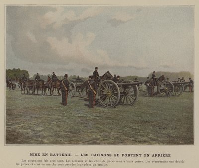 Laitetaan akku sisään, The Caissons Go takana (värillinen kuva) tekijältä (after) French Photographer