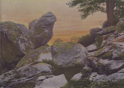 Rochers du mont Ussy (värillinen kuva) tekijältä (after) French Photographer
