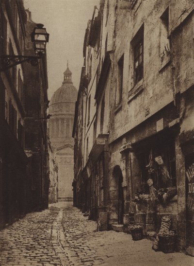 Rue des Carmes ja Rue Valette (m/w kuva) tekijältä (after) French Photographer