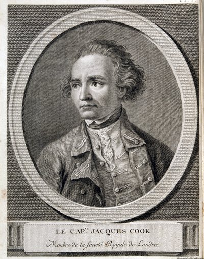 Kapteeni James Cook, Lontoon Royal Societyn jäsen tekijältä (after) French School