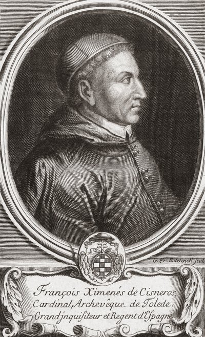 Francisco Jiménez de Cisneros. Muotokuva tekijältä (after) French School
