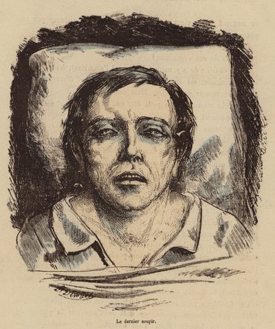 Viimeinen henkäys (värillinen kaiverrus) tekijältä (after) French School