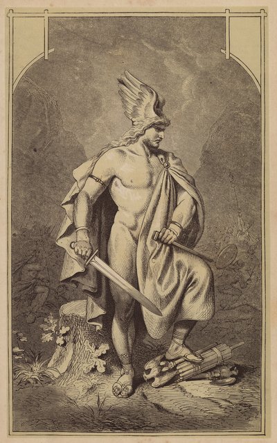Arminius, Hermann Cheruscan (kaiverrus) (kaiverrus) tekijältä (after) German School