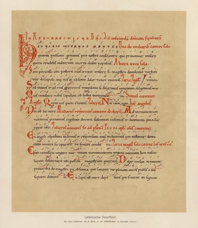 Latinalainen pääsiäisjuhla (värilitro) tekijältä (after) German School