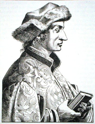 Sebastien Brantin (n. 1485-1521) muotokuva, J Scheiblen 