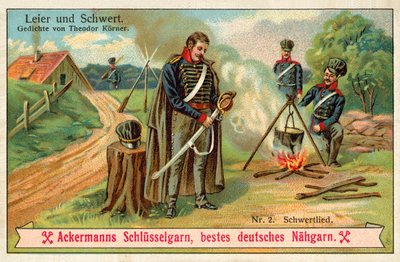 Sword Song (chromolitho) tekijältä (after) German School