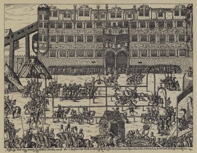 Turnaus Brandenburgin vaaliruhtinas Johanneksen pojan Sigismundin ristiäisten kunniaksi Collnin linnassa tekijältä (after) German School