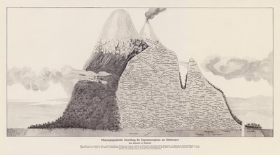 Chimborazon kasvillisuusalueet, Ecuador (litografia) tekijältä (after) German School
