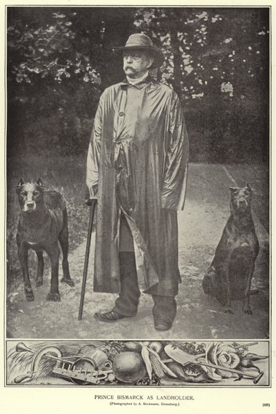 Prinssi Bismarck maanomistajana (m/w kuva) tekijältä (after) German photographer