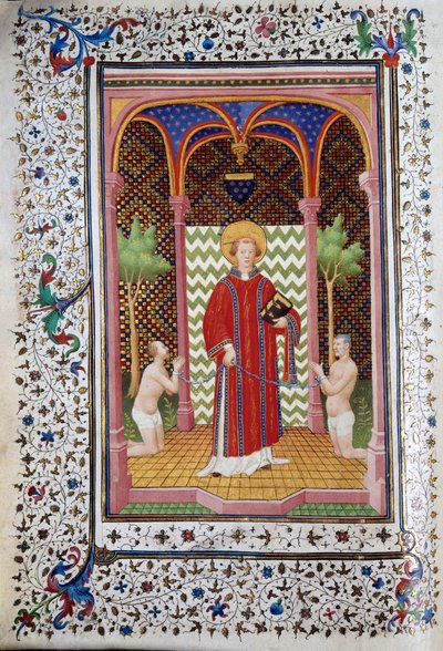 Edustus Saint Leonardista (6. vuosisata), Limousinin erakko, joka vapauttaa kaksi vankia Boucicaut