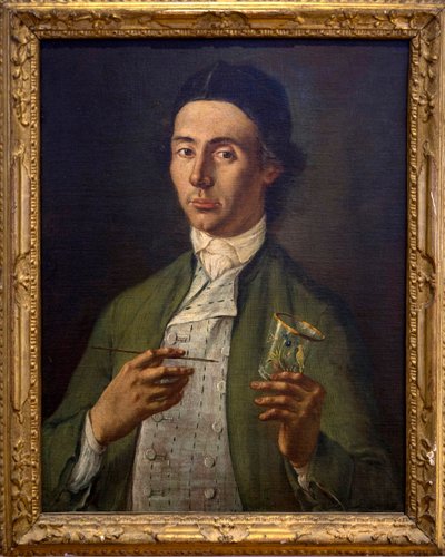 Osvaldo Brussan muotokuva tekijältä (attr.to) Italian School