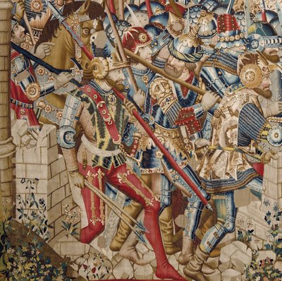 Troijan sota: Troijan tuho, noin 1470 (kuvakudos) tekijältä (fl.1450 75) Master of Coetivy