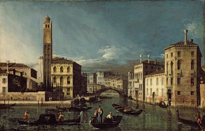 Canal Scene, Venetsia tekijältä Giovanni Antonio Canal