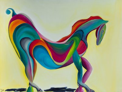 Hevonen korkokengillä tekijältä GilhausArt
