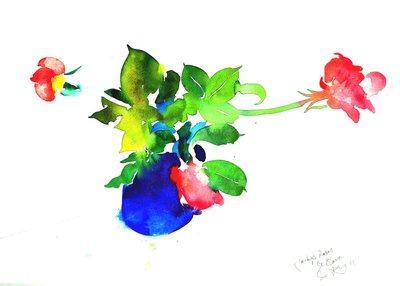 Jackien ruusut 35 x56 tekijältä Simon Fletcher