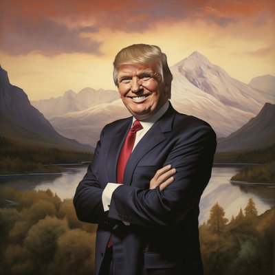 Donald trump maalaus muotokuva, seinäkoriste Rakastat | tulosta pyynnöstä tekijältä F. Abderrahim
