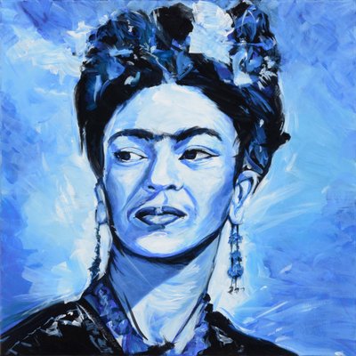 Frida Kahlo tekijältä Zaga Art Sopot