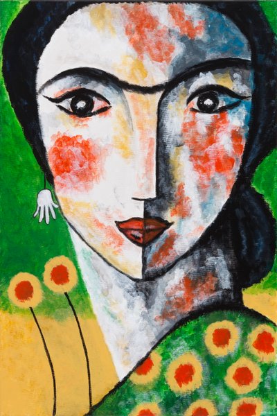 Frida Kahlo tekijältä Zaga Art Sopot