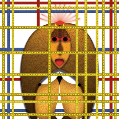 Eläinperiaate (I) - Hommage Piet Mondrian tekijältä Alexander Eibach
