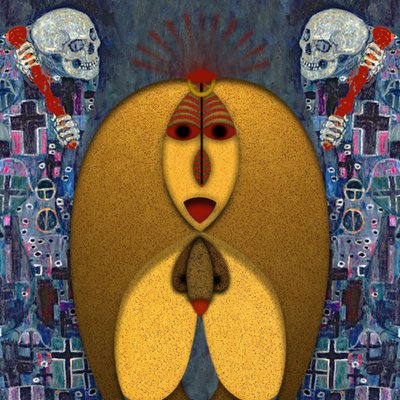 Anima Dannata (V) - Hommage Gustav Klimt tekijältä Alexander Eibach