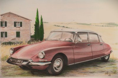 Citroën DS 19  tekijältä Jörg-Peter Rabe