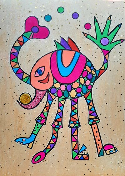 Kirahvisika tekijältä Steffi_Seiler_Art