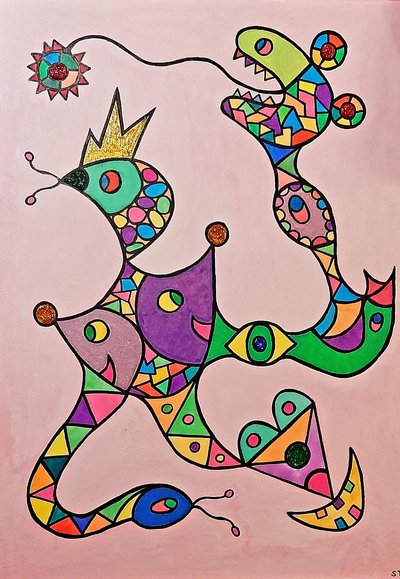 Kesytetty narriolento tekijältä Steffi_Seiler_Art