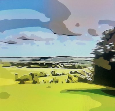 Digitale Landschaft 05 tekijältä M. Vet