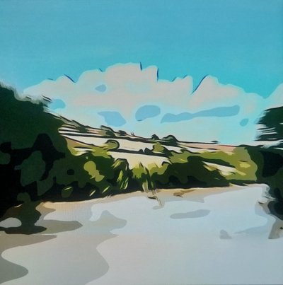 Digitale Landschaft 26 tekijältä M. Vet