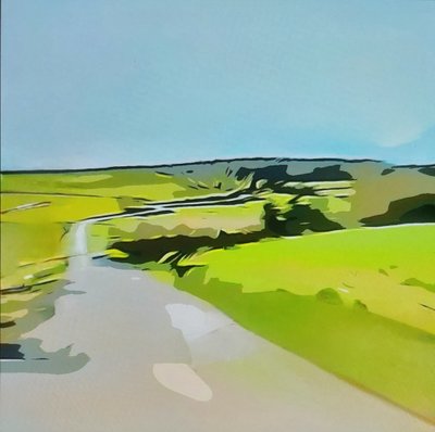 Digitale Landschaft 31 tekijältä M. Vet