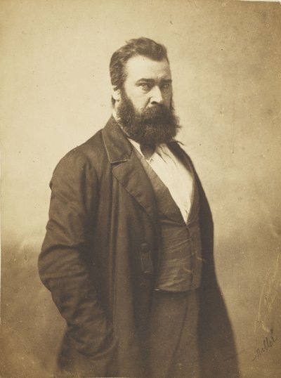 Jean-François Millet, 1856-58 (suolapaperiprintit lasinegatiiveista) tekijältä Nadar
