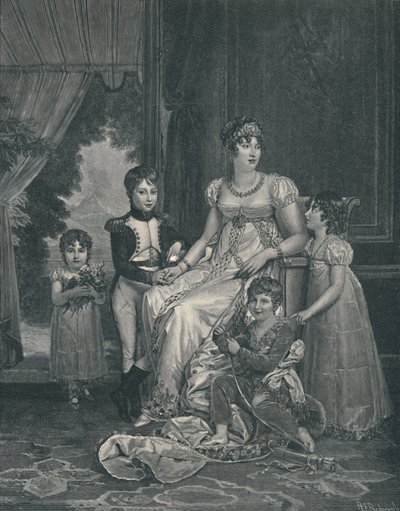 "Marie-Annunciade-Caroline Bonaparte", c1810, 1896 tekijältä AE Anderson