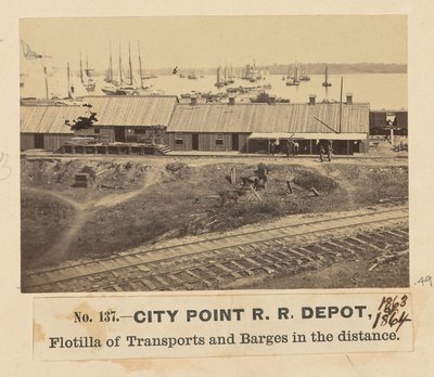 City Pointin rautatieasema tekijältä A.J. Russell