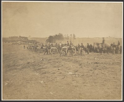 [Ensimmäinen Connecticutin patteri, lähellä Fredericksburgia] tekijältä A.J. Russell