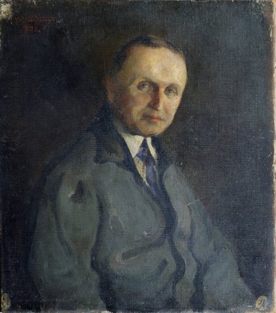 Pianisti Konstantin Igumnovin muotokuva 1873-1948, 1930 tekijältä A.K. Elsner