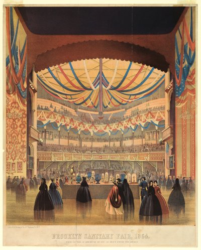 Brooklyn Sanitary Fair 1864, musiikkiakatemia tekijältä A. Brown and Company
