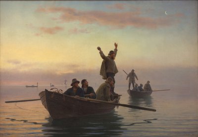 Pesca de corn amb cerco a la deriva. Acabada a primera hora del matí tekijältä A. Dorph