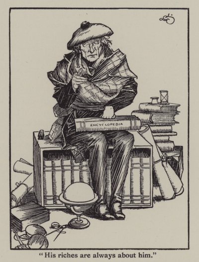 Kuvitus Charles Lambin teokseen The Essays of Elia (litho) tekijältä A. Garth Jones