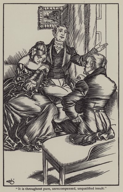 Kuvitus Charles Lambin teokseen The Essays of Elia (litho) tekijältä A. Garth Jones