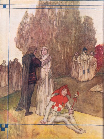 Kannen sisäpuoli, Tales from Shakespeare -pub. kirjoittanut Ward Lock & Co Ltd, 1930-40-luvut tekijältä A. Jackson